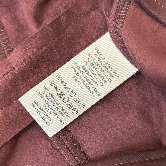 Free People Faux Suede Leggings | Size 27 | Pull-On Skinny Pants - Picture 6 of 10